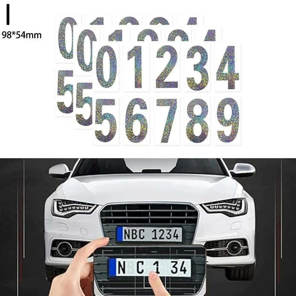 Nanofilm License Plate Stickers